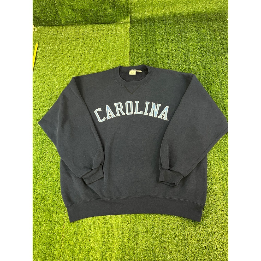 Vintage MJ Soffe North Carolina Tar Heels‎ Sweatshirt Mens XL Blue Made in USA